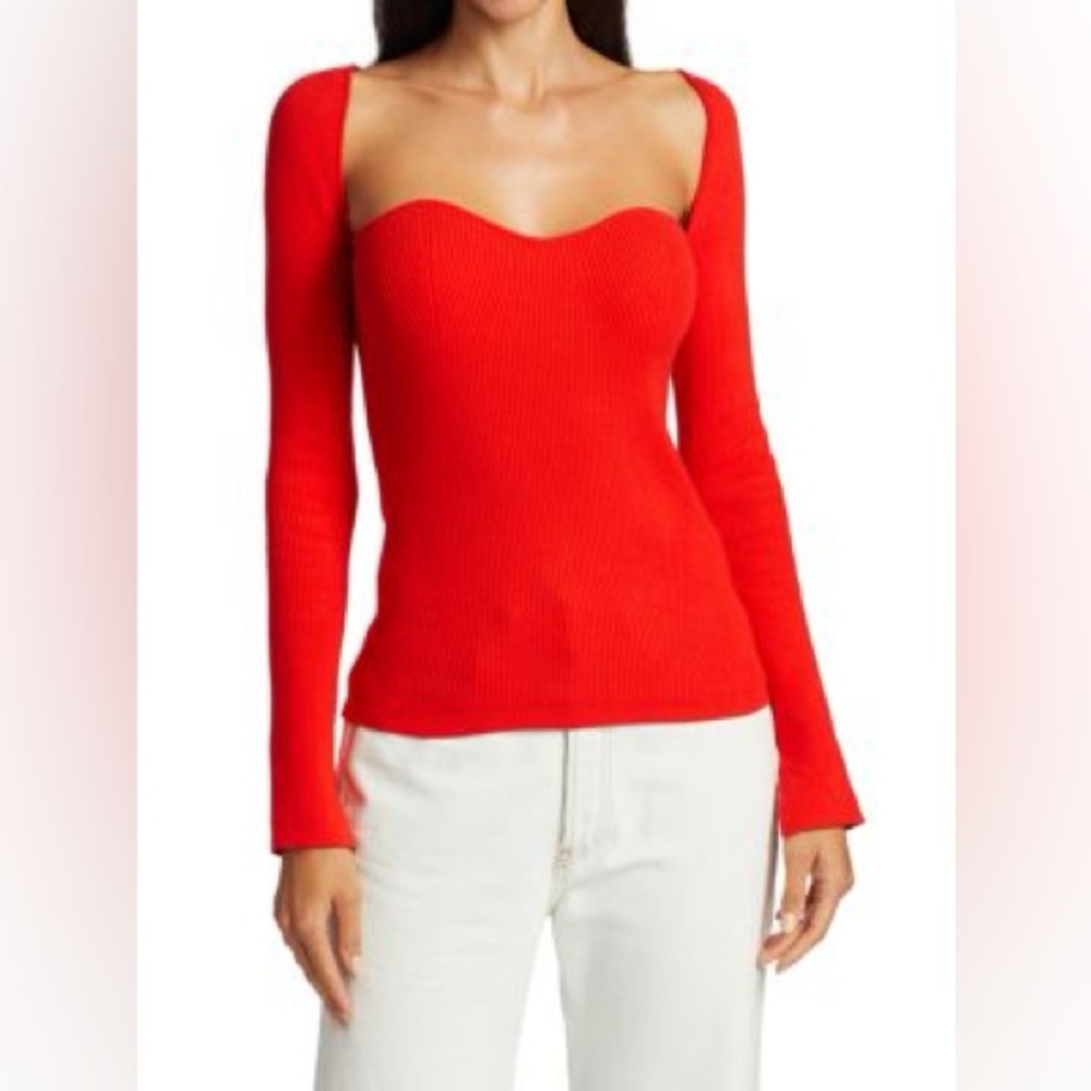 Eleven Six Mara Bustier Sweater